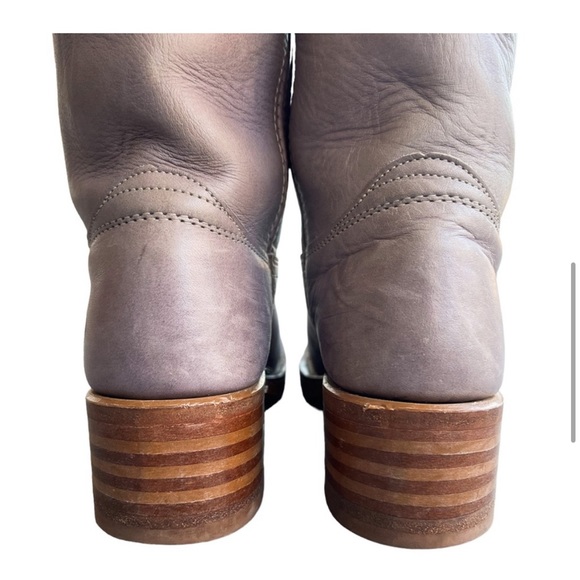 Frye Vintage Knee High Lilac Purple Campus Boots Size 7 - Picture 7 of 12